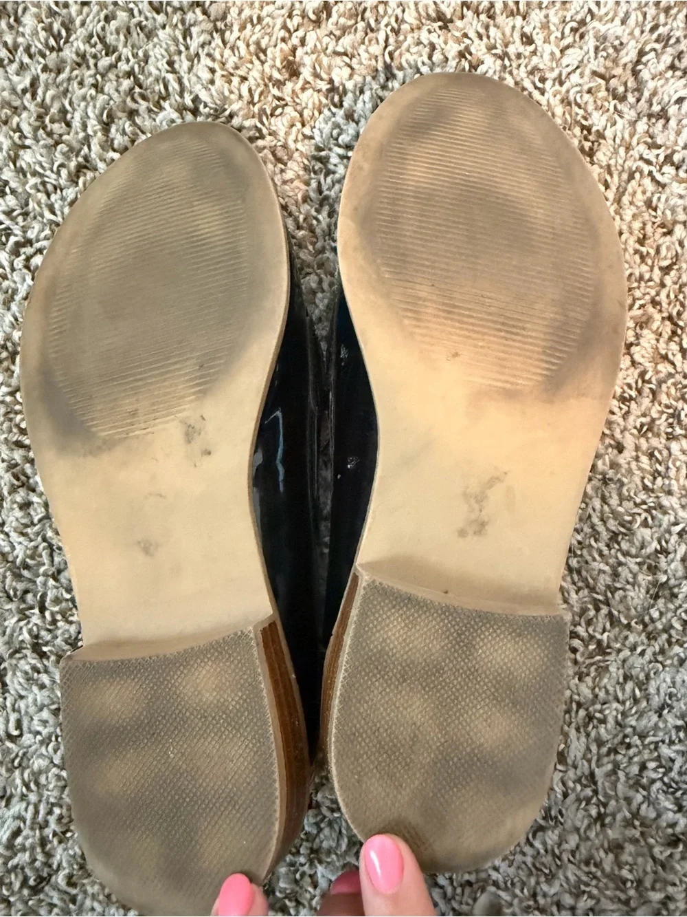 ⚡️Steve Madden Black Patent Penny Loafers